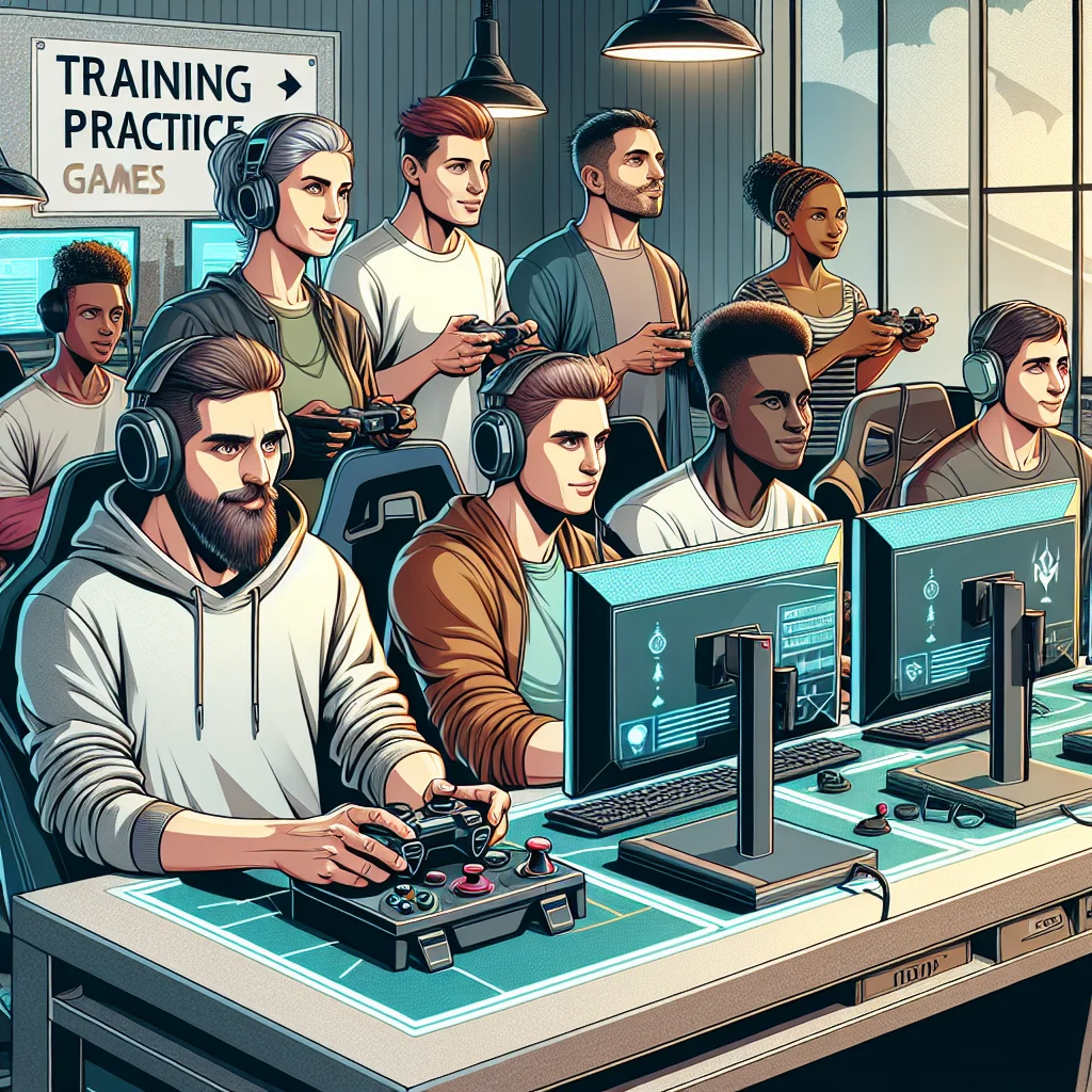 Treinamento e prática em jogos